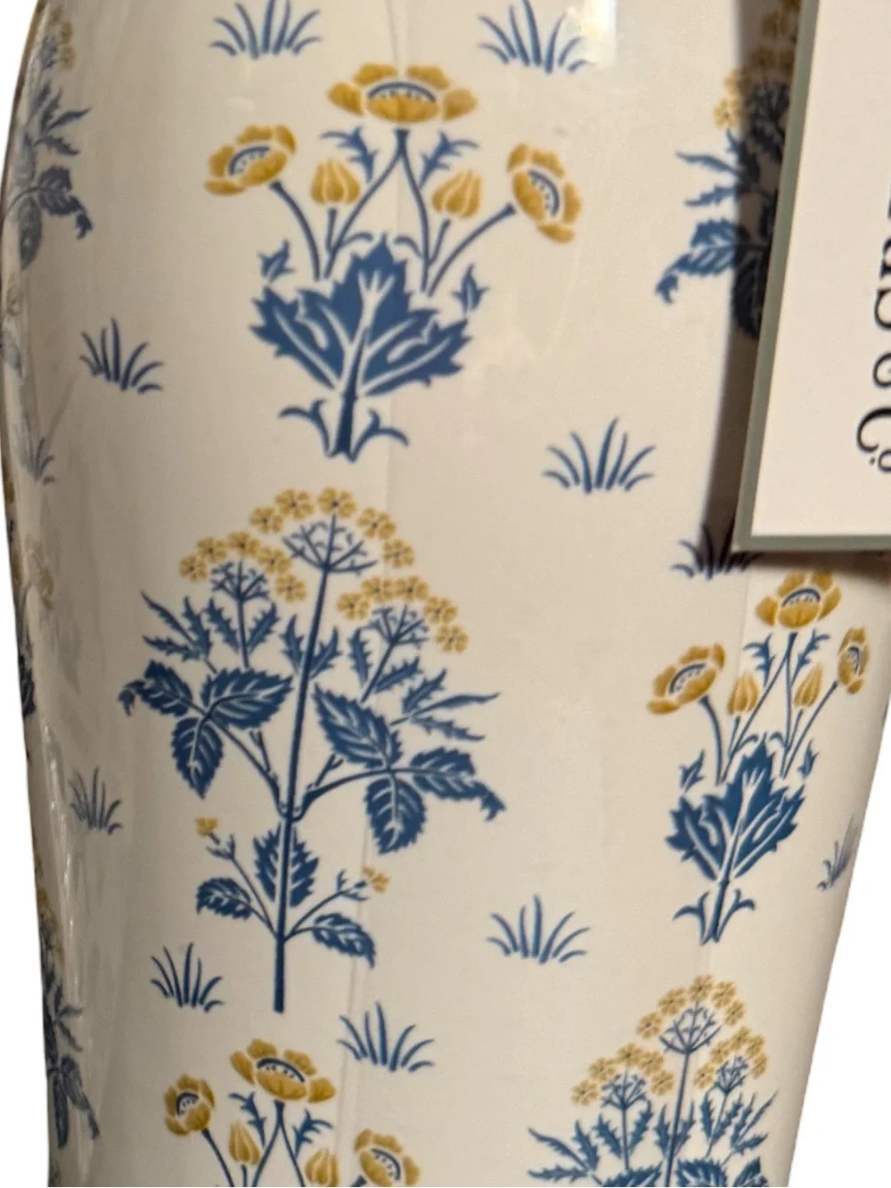 William Morris & Co NWT Floral Ceramic Soap Dispenser & Matching Guest Napkins